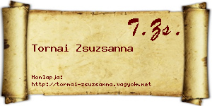 Tornai Zsuzsanna névjegykártya