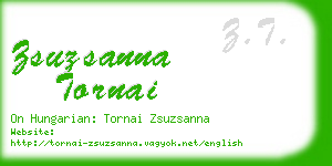 zsuzsanna tornai business card